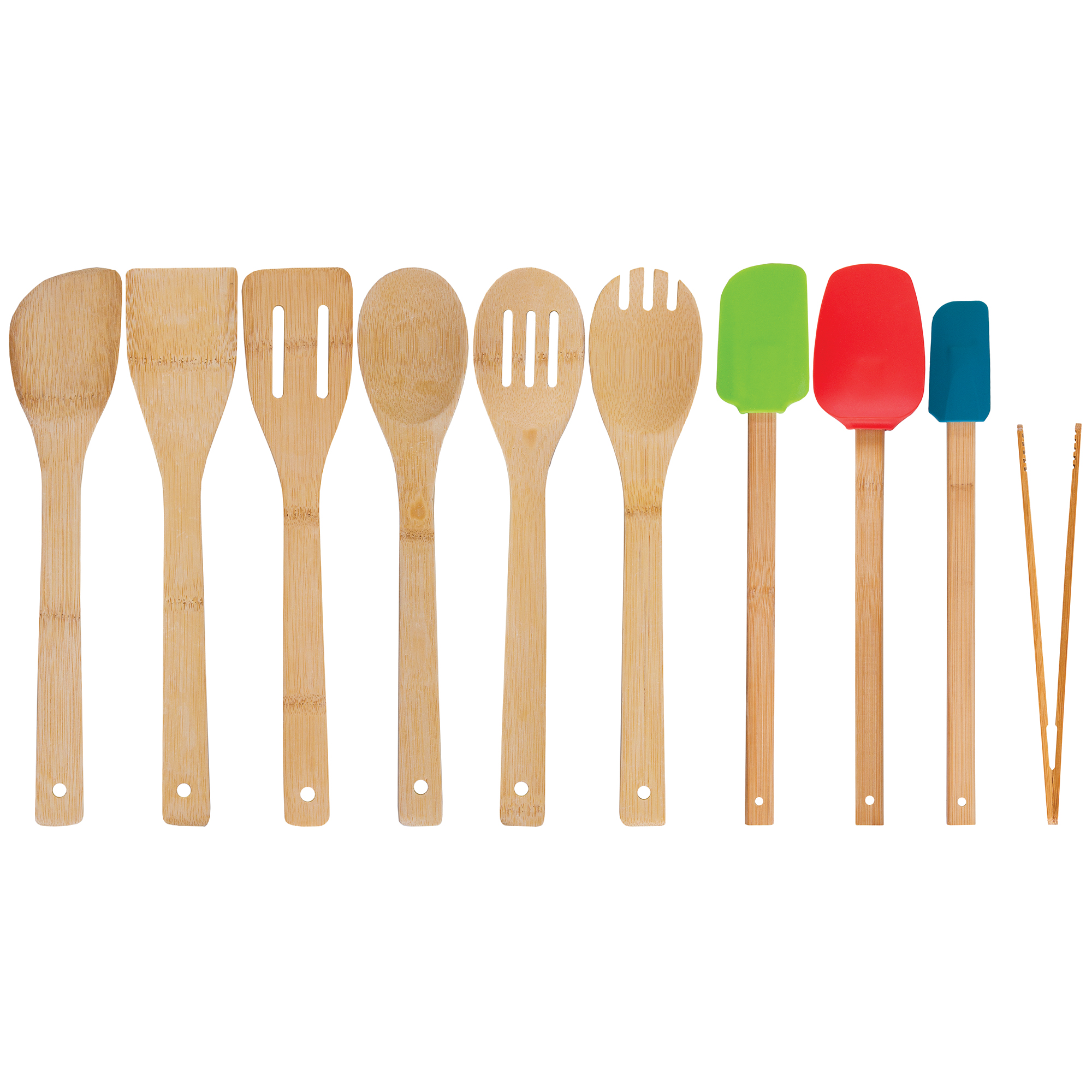 10-Piece Bamboo Cooking Utensil Set